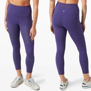 Lululemon Size 6 Rogue Renegade Super High Rise Tight 25" Inseam Midnight Orchid